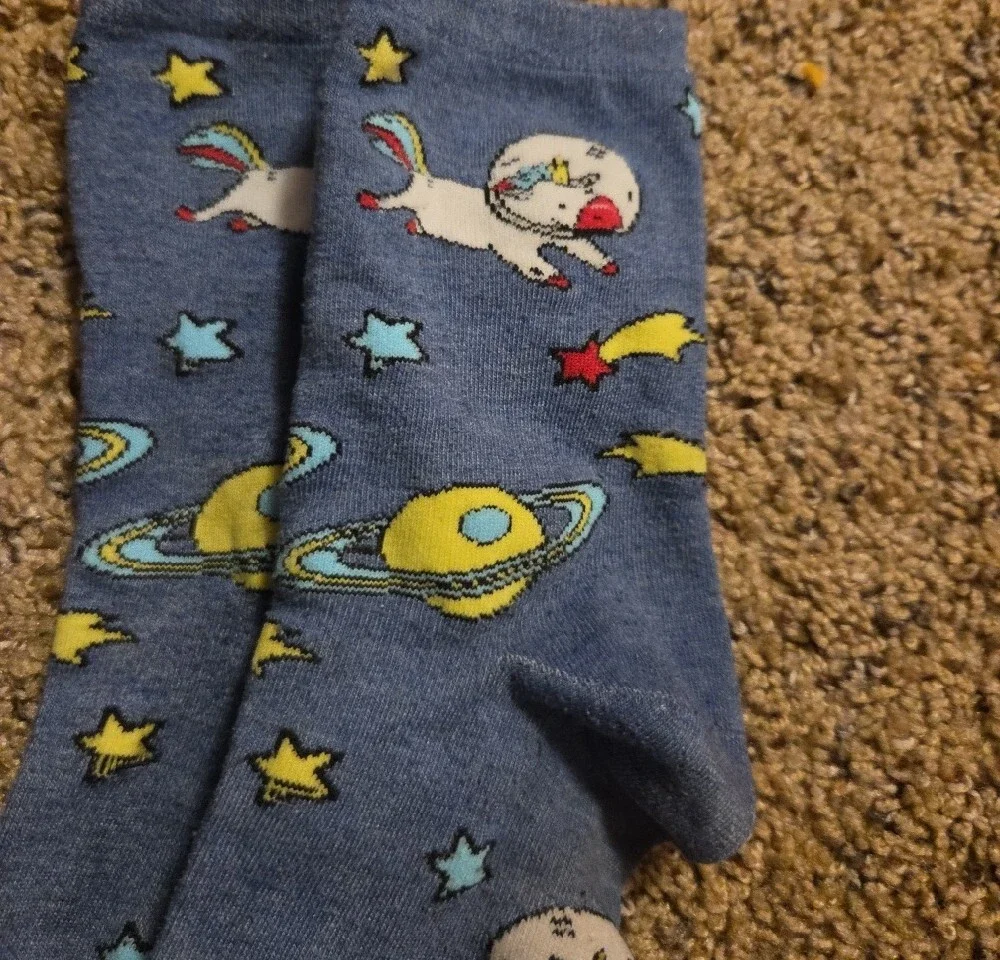 Space Unicorn Socks